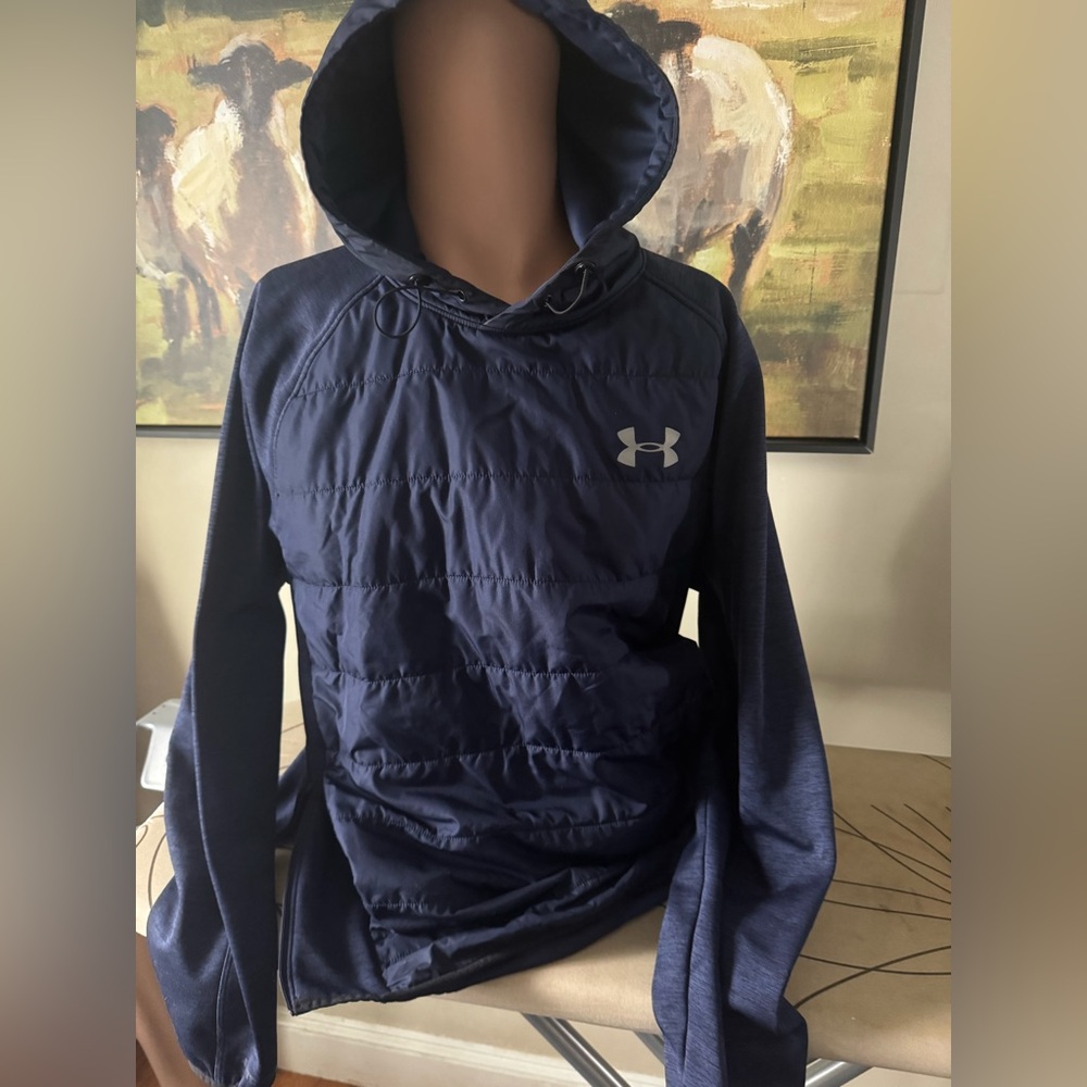 Under Armour Dark Blue Quilted Hoodie